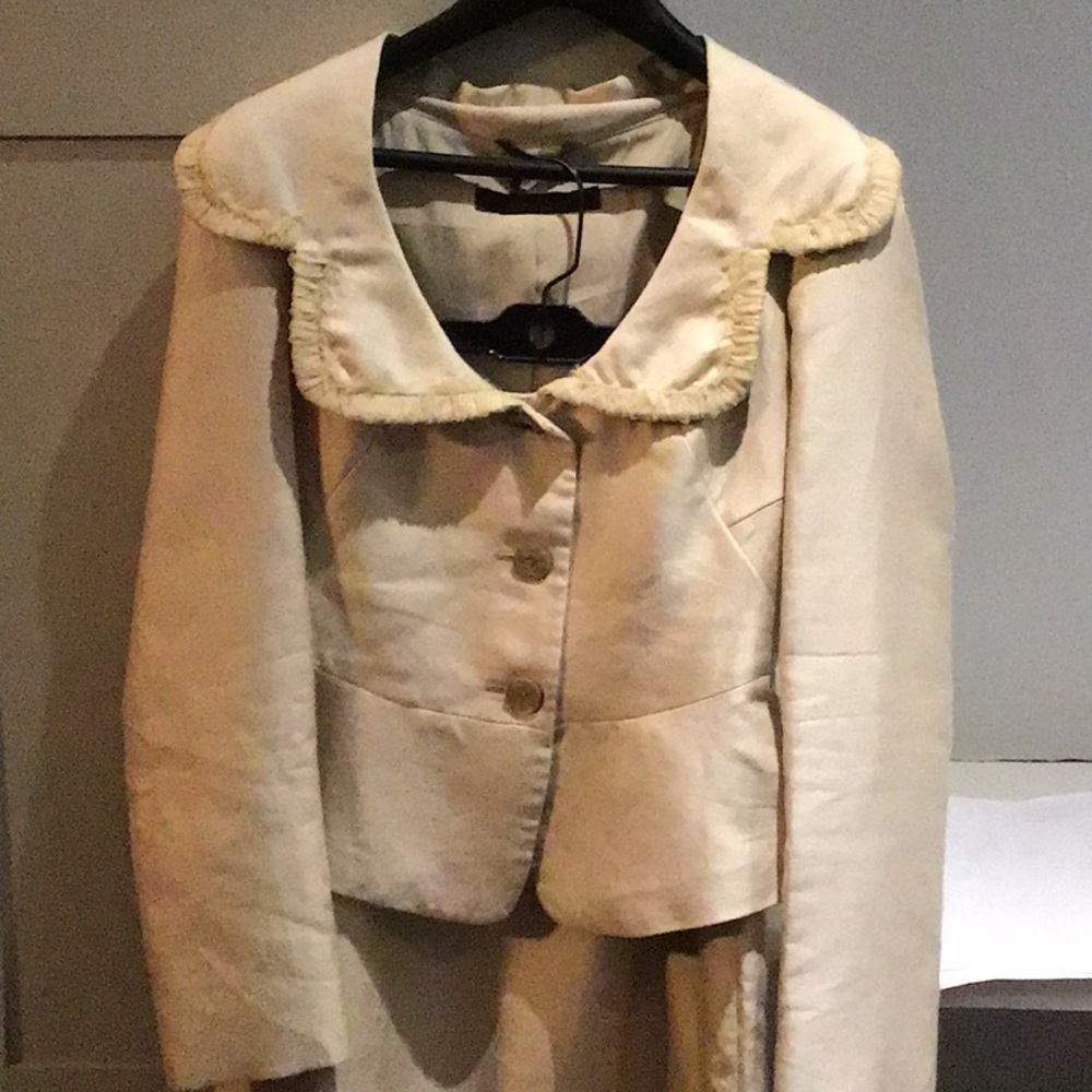 MaxMara Silk Gold Suit